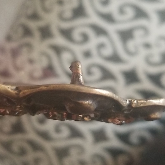 Bronze Rhinestone Belt Buckle - Picture 4 of 5